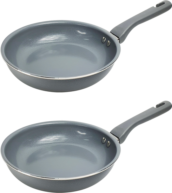 오스벨 세라믹 IH 플러스 인덕션 후라이팬, 2개