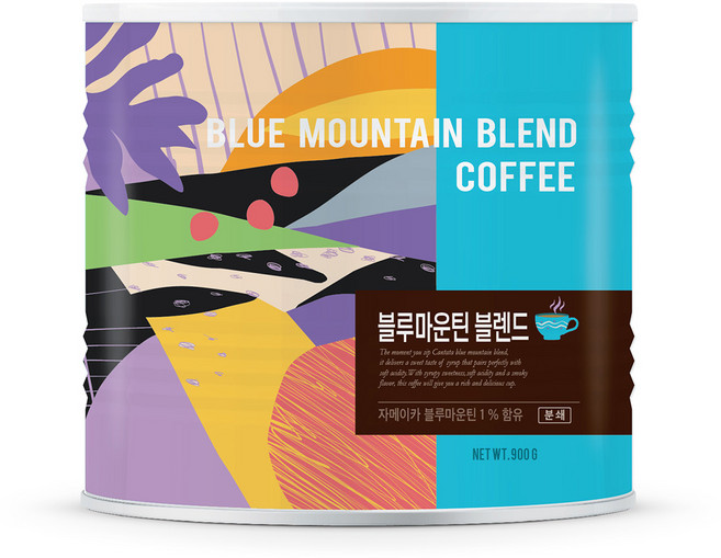 칸타타 블루마운틴 블랜드 커피원두, 900g, 1개, 핸드드립(중간)