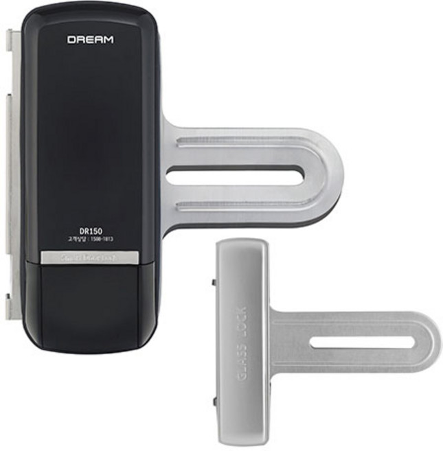 드림 글라스 양문용 유리문 홀더포함, DR150-N