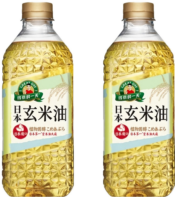 得意的一天 日本玄米油, 2.4L, 2桶
