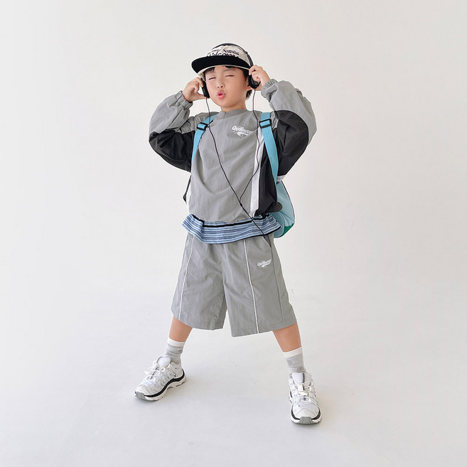 베리클로젯 주니어 남아용 오디너리 브이넥 상하의 세트