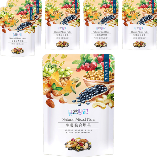 Nature Time 自然時記 生機綜合堅果, 200g, 6包