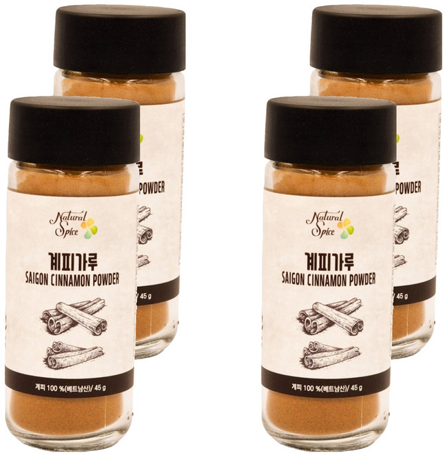 내츄럴스파이스 계피가루, 45g, 4개