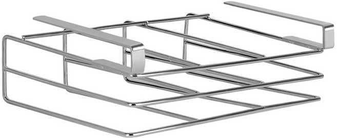 comet 不鏽鋼雙層掛式砧板架, 1個, 銀色