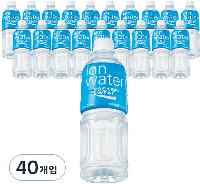 포카리스웨트 이온워터, 500ml, 40개