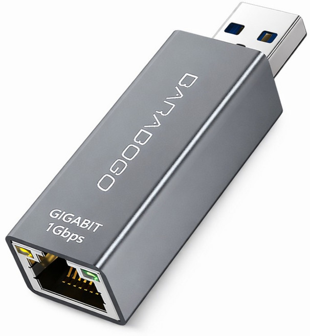 바라보고 USB 3.0 1000Mbps 기가비트 유선 랜카드 랜젠더, 1개