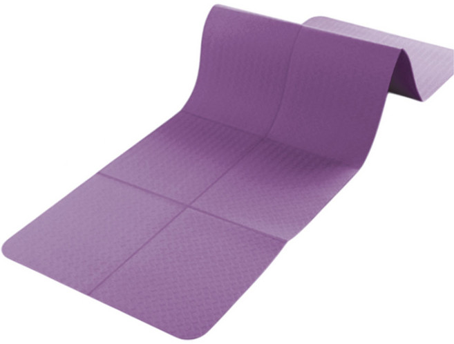 사비나 방수 접이식 슬림 TPE 요가매트 5mm, 퍼플, 1개