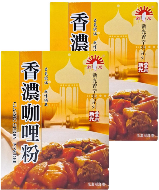 新光洋菜 香濃咖哩粉, 600g, 2盒