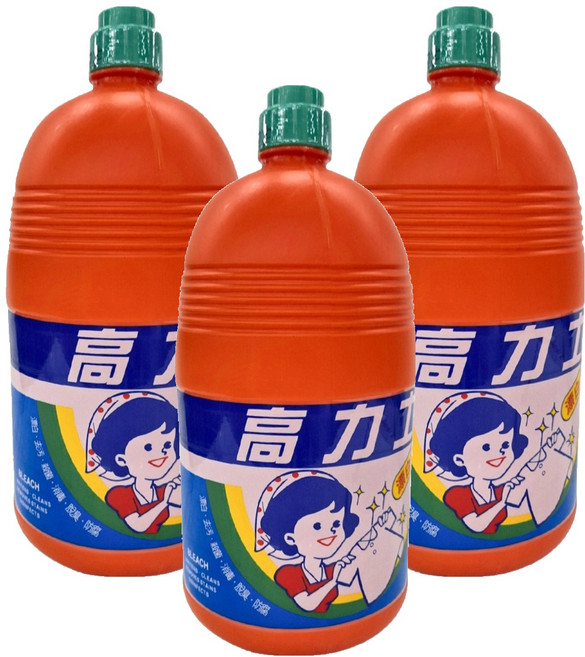 高力士 漂白水, 4kg, 3桶