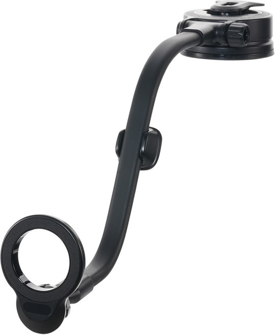 불스원 롱 플렉서블 맥세이프 자석 휴대폰 거치대, 1개, 검정