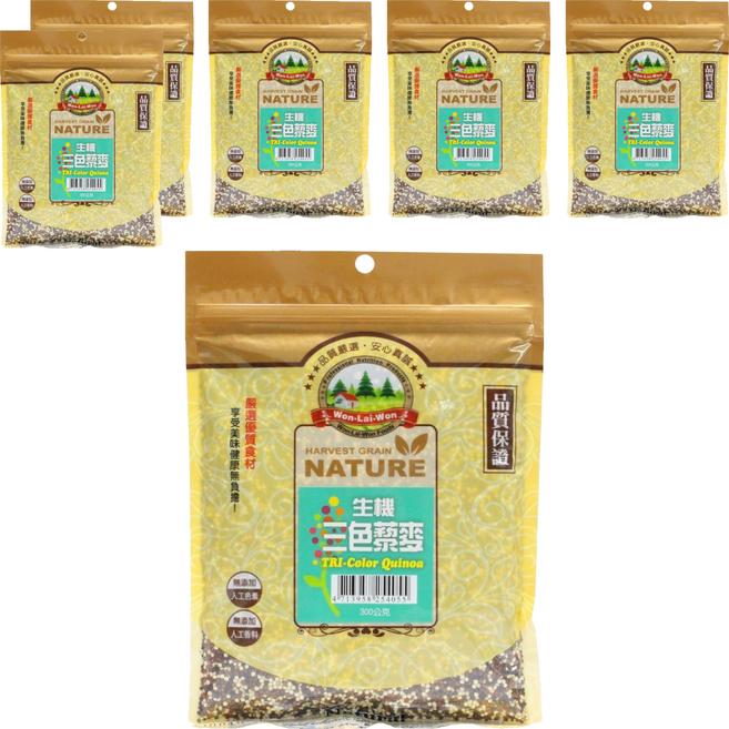 WON LAI WON 旺來旺 生機三色藜麥, 300g, 6包