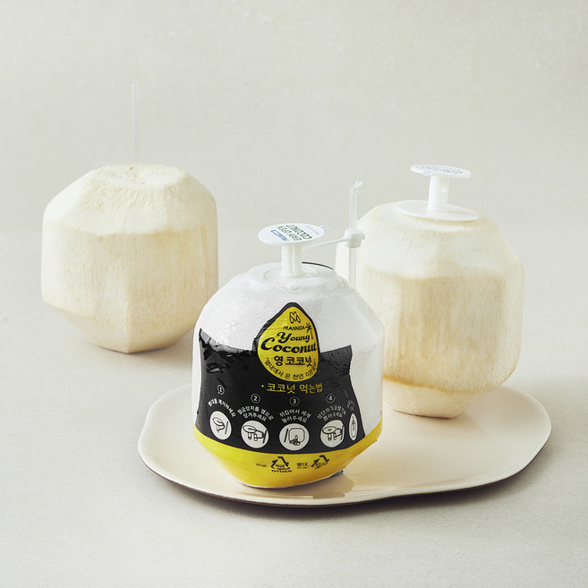 만나다 베트남산 Press 영코코넛 3입, 2.6kg, 1개