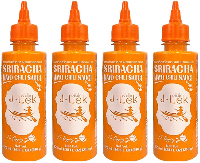 델리타이 J-Lek 스리라차 마요 소스, 4개, 225ml