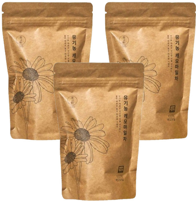 다정헌 유기농 캐모마일차, 1.5g, 20개입, 3개