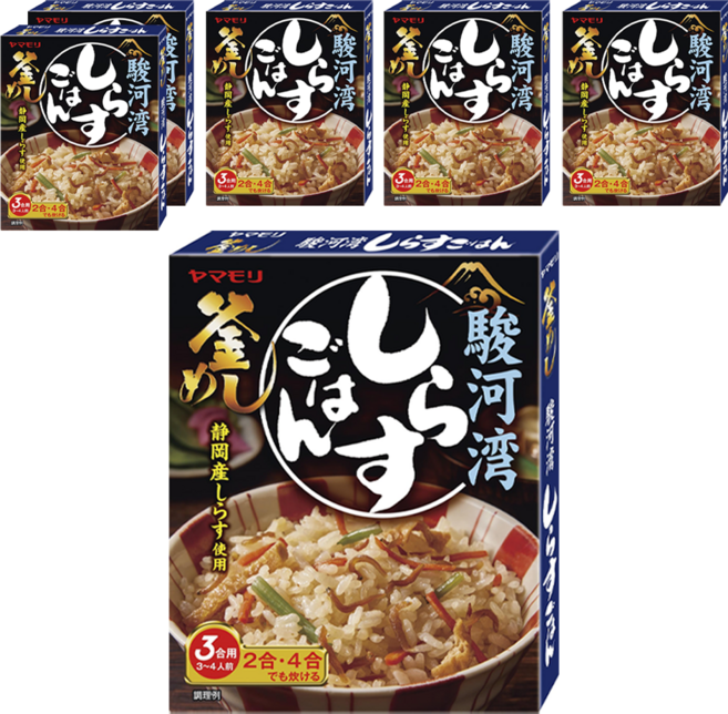 Yamamori 山森 駿河灣炊飯素 吻仔魚味, 180g, 6盒