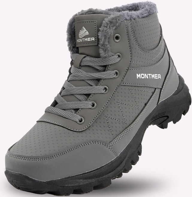 MONTMER 男士毛絨靴 T9E16m