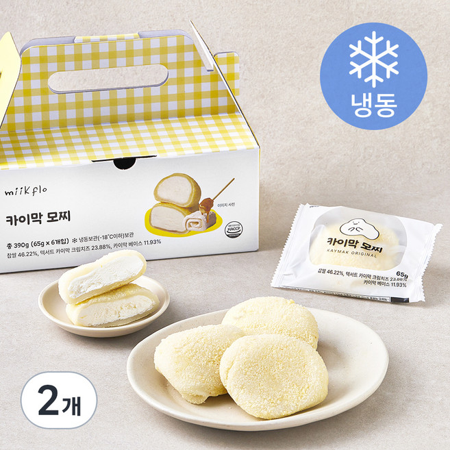 미크플로 카이막 모찌 (냉동), 65g, 6개입, 2개