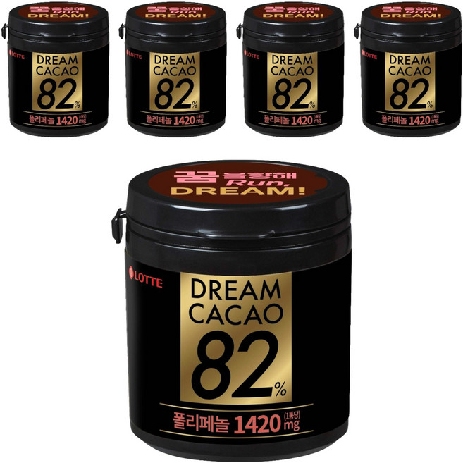 롯데웰푸드 드림카카오 82%, 86g, 5개