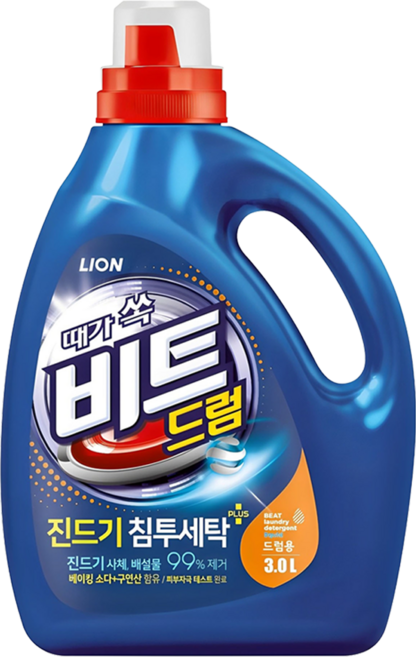 비트 드럼용 액상세제 본품, 3L, 1개