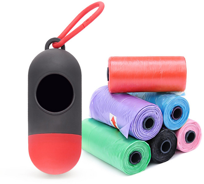 펫투비 반려동물 배변 봉투 케이스 + 리필백 세트, 레드그레이 + 랜덤 발송, 90개입, 1세트