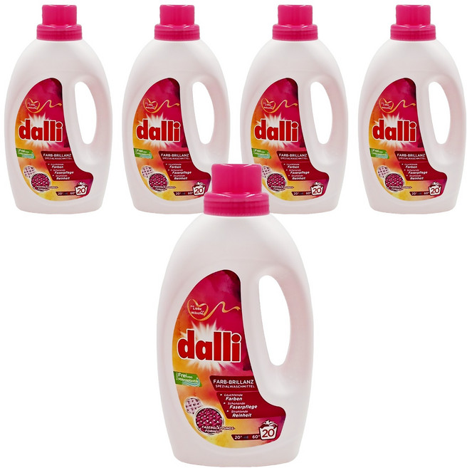 dalli 達麗 洗衣精 艷色鎖色, 1.1L, 5瓶