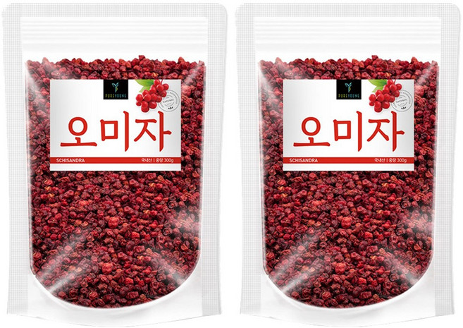 퓨어영 건오미자, 300g, 2개
