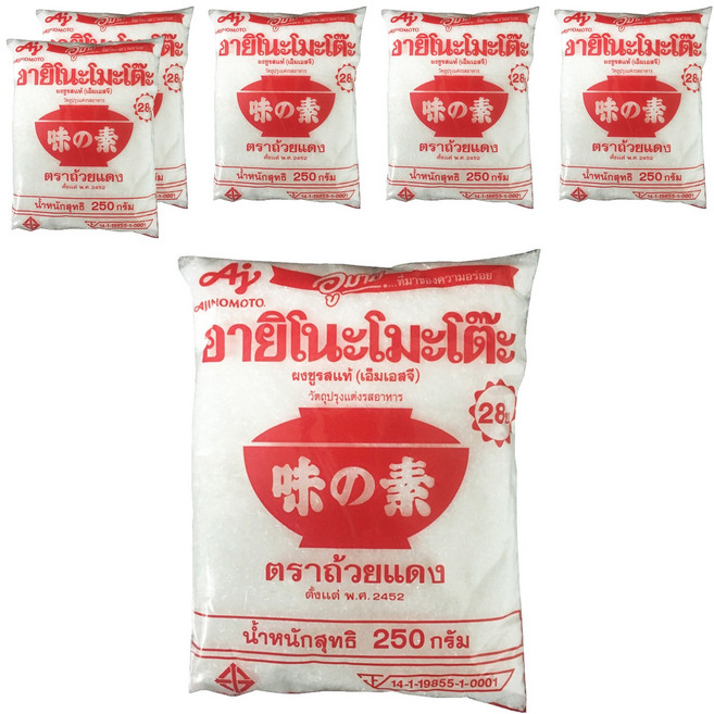 아지노모토 L 글루탐산나트륨 조미료, 250g, 6개