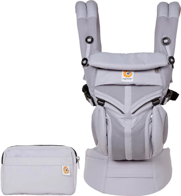 ergobaby Omni全階段型四式360透氣款 0~48個月, 灰色