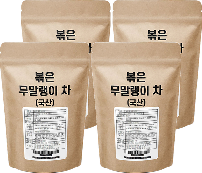 조은약초 볶은 무말랭이 차, 200g, 1개입, 4개