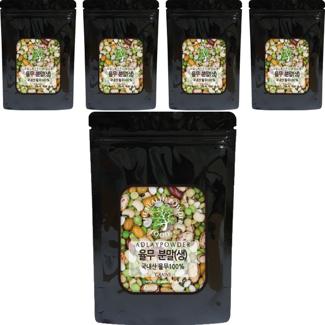 스쿨아이 국내산 생 율무 분말, 200g, 5개