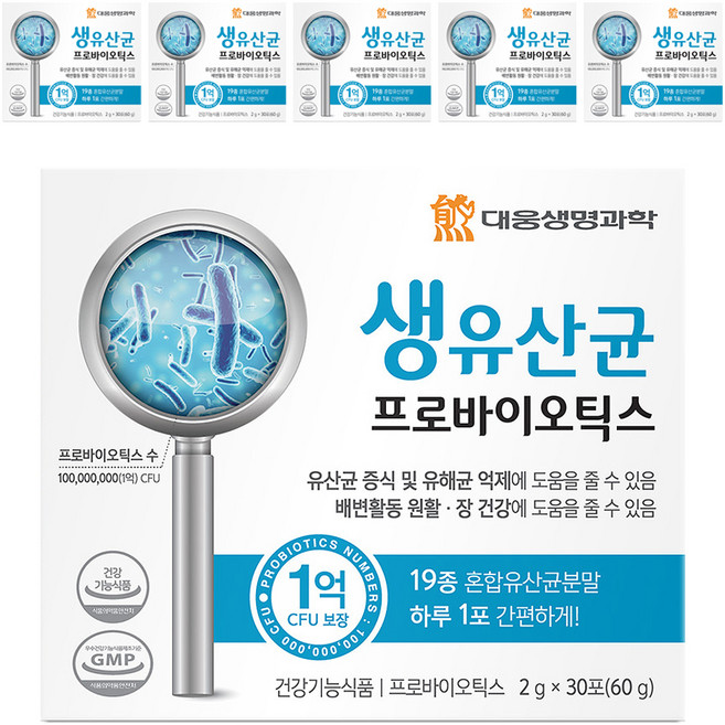 DAEWOONG LIFE SCIENCE 活性益生菌 30入, 60g, 6個