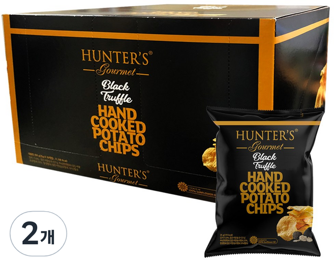헌터스고메 블랙트러플 포테이토칩, 250g, 2개