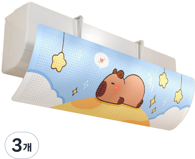 Moneyfull 動物冷氣防直吹擋風板 水豚, 單一商品, 3個