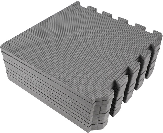 코멧 펫 반려동물 퍼즐 매트 32.5x32.5cm, 다크 그레이, 1세트, 10개