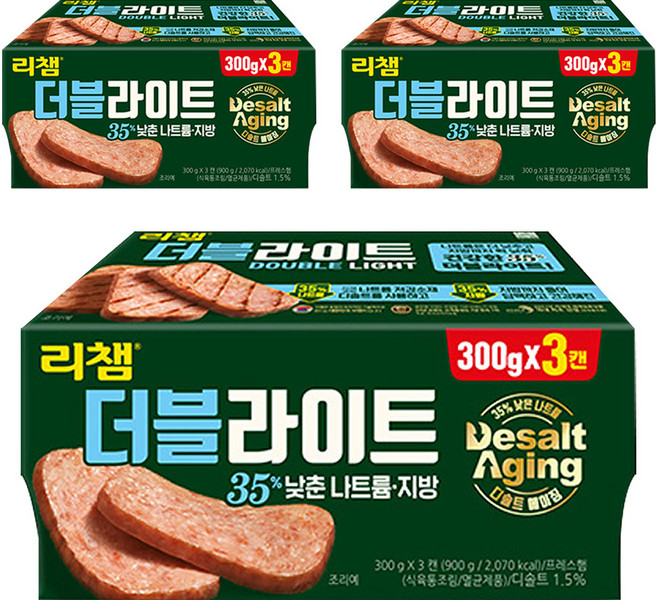 리챔 더블라이트 3p, 300g, 9개