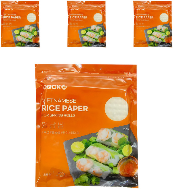 越南春捲米紙 方型, 300g, 4包