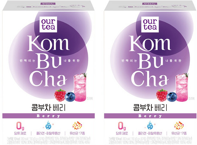 아워티 콤부차 베리, 5g, 30개입, 2개