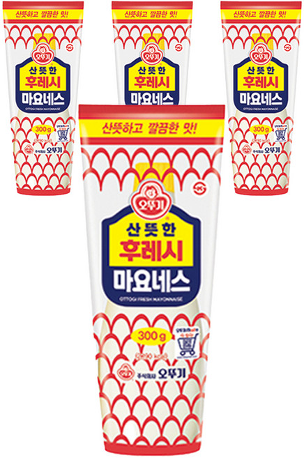 오뚜기 후레시 마요네즈, 300g, 4개