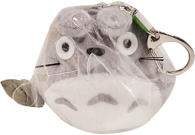 Sun Arrow 絨布娃娃鎖圈 TOTORO, 灰色, 1個