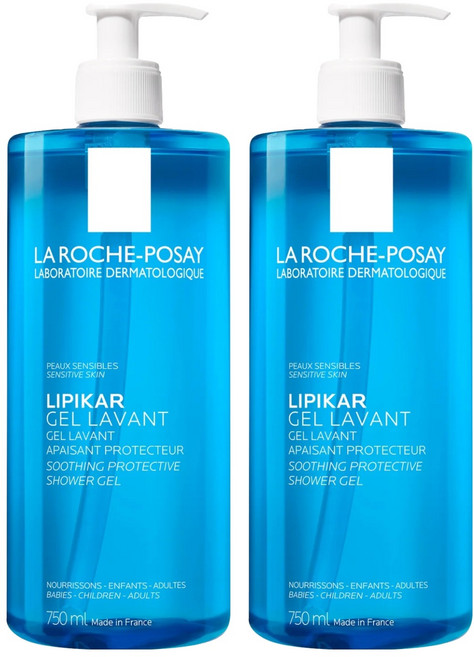 LA ROCHE POSAY 理膚寶水 親膚舒敏沐浴露, 750ml, 2瓶