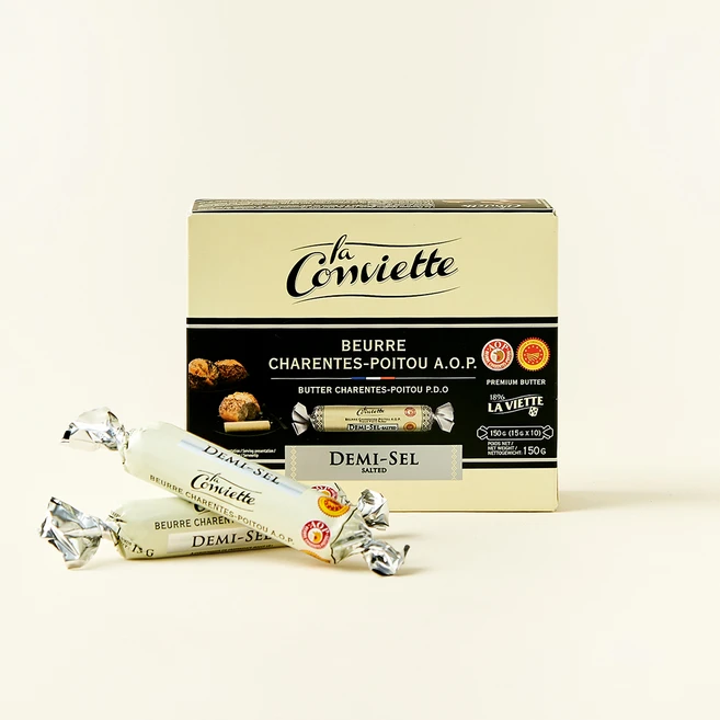 라꽁비에뜨 AOP 가염 버터, 150g, 1개 - 쿠팡