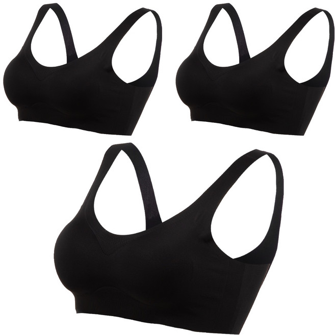 BASE ALPHA ESSENTIALS 舒適無痕背心式內衣 3件組