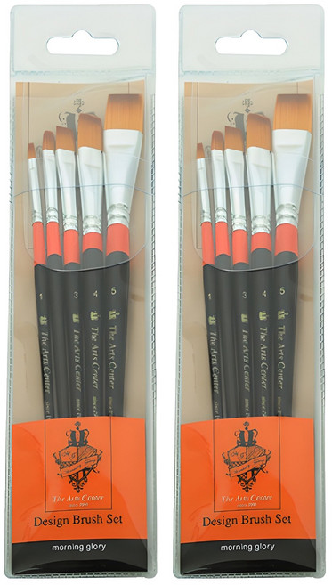 모닝글로리 6500 모닝디자인 평붓 5종, 1호 + 2호 + 3호 + 4호 + 5호, 2세트