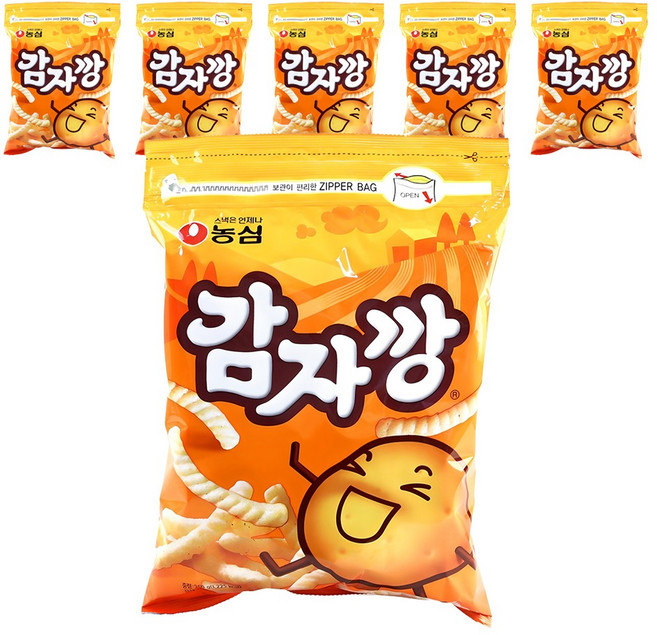 감자깡, 250g, 6개