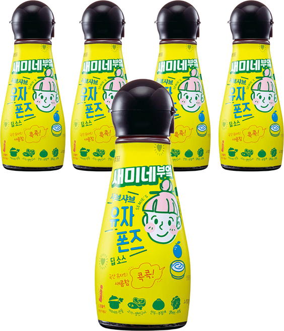 새미네부엌 샤브샤브 유자 폰즈 딥 소스, 270g, 5개