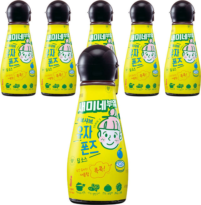 새미네부엌 샤브샤브 유자 폰즈 딥 소스, 270g, 6개