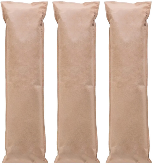 出雲屋炭八 櫥櫃專用窄版調濕木炭 象牙米, 3L, 3個