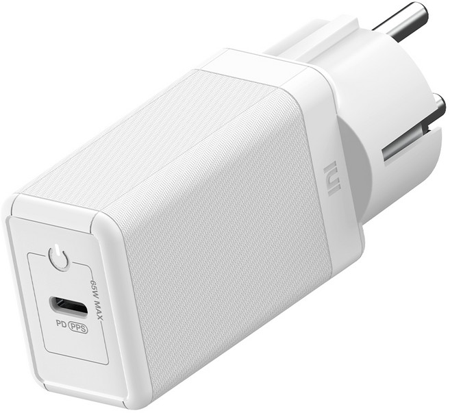 아트뮤 USB PD 65W PPS GaN 접지 초고속 충전기 GC620, 화이트, 1개