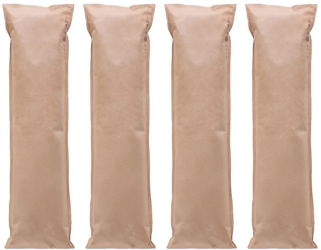 出雲屋炭八 櫥櫃專用窄版調濕木炭 象牙米, 3L, 4個