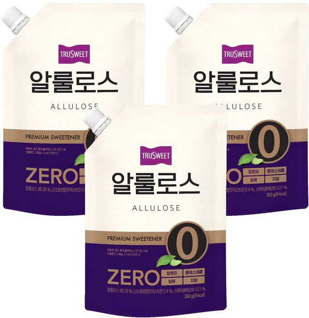트루스위트 알룰로스 분말, 350g, 3개